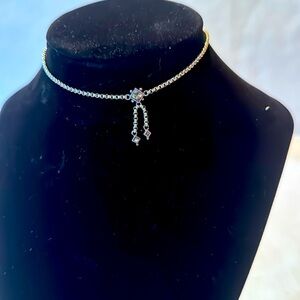 Marcasite sterling Silver Ankle Chain